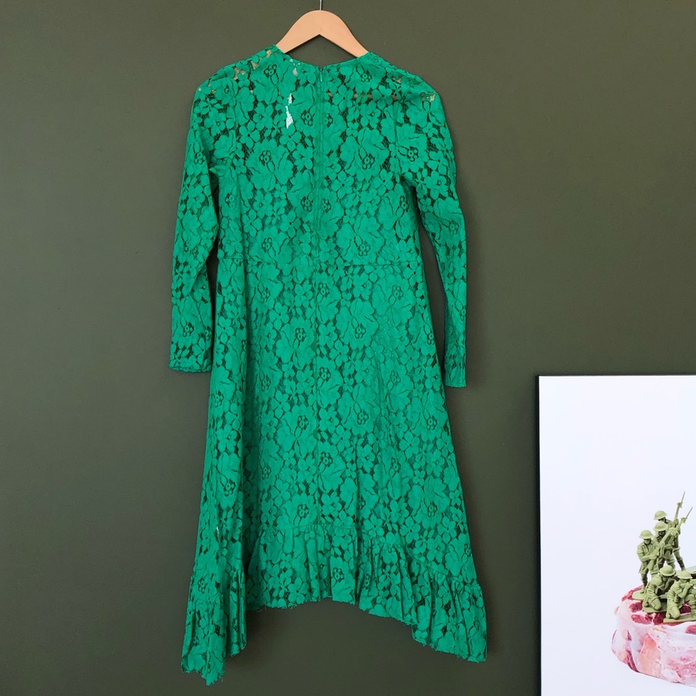 ASOS Green Lace Midi - Picture 4 of 5